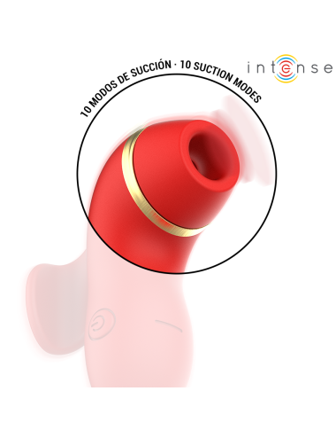 INTENSE - PATTY-STIMULATOR MIT 4 AUFSÄTZEN, SAUG-, KLETTER-, KITZEL- UND LECKFUNKTION