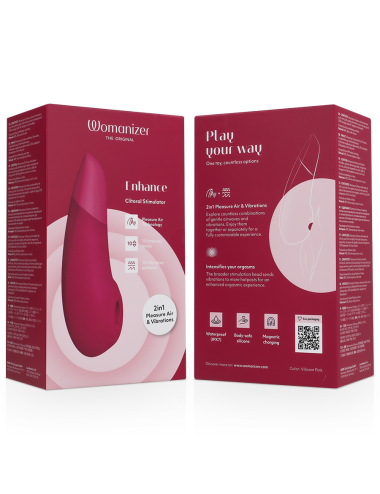 WOMANIZER - VERBESSERT DIE KLITORISSTIMULATION, LEUCHTENDES ROSA