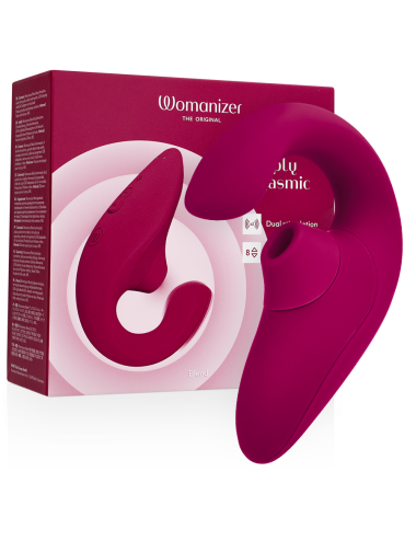 WOMANIZER - BLEND RABBIT VIBRATOR STIMULATOR VIBRANT PINK