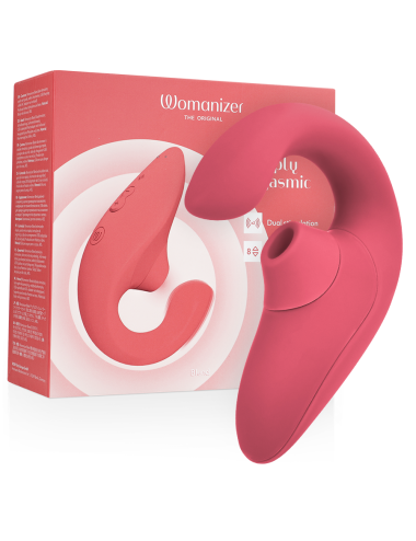 WOMANIZER - BLEND RABBIT VIBRATOR STIMULATOR VIBRANT ROSE