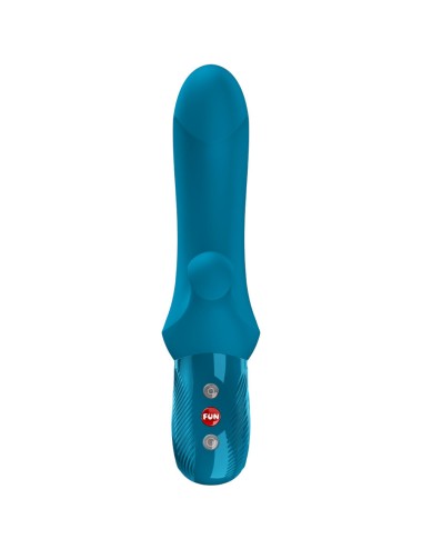 FUN FACTORY - BI STRONIC CURVE THRUSTING RABBIT PULSATORS AQUAMARINE