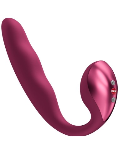 FUN FACTORY - ALLEGRO Einsetzbarer Doppel-Luftpulsvibrator Weinrot