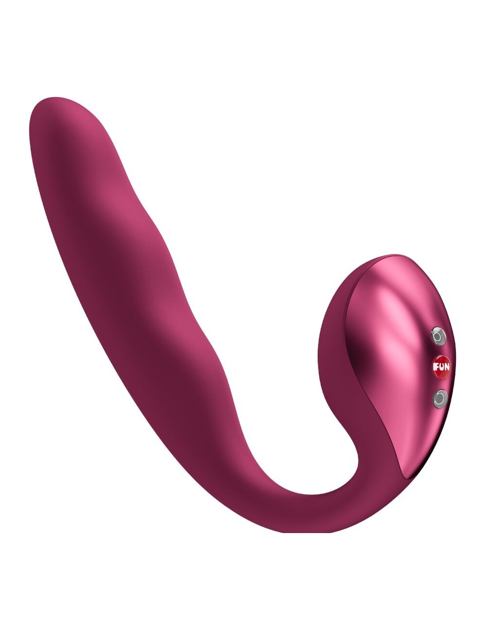 FUN FACTORY - ALLEGRO Einsetzbarer Doppel-Luftpulsvibrator Weinrot