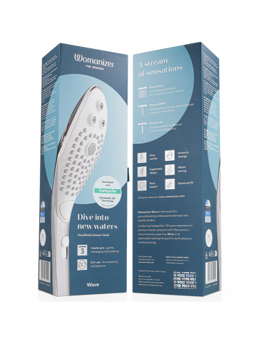 WOMANIZER - WAVE KLITORALSTIMULIERENDER DUSCHKOPF CHROM