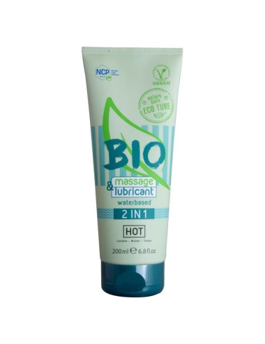 HOT - BIO-MASSAGE & GLEITMITTEL AUF WASSERBASIS 2 IN 1 200 ML