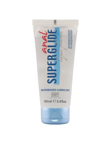 HOT - ANAL SUPERGLIDE FLÜSSIGES GLEITMITTEL AUF WASSERBASIS 100 ML