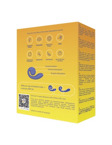 SNAIL VIBE - GIZI LITE DUAL G-PUNKT- & KLITORISVIBRATOR (LILA)