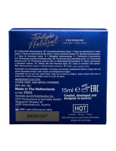 HOT - TWILIGHT-PHEROMON NATÜRLICH FÜR MÄNNER 15 ML