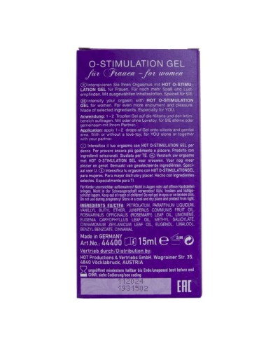HOT - STILMULATIONSGEL FÜR FRAUEN 15 ML