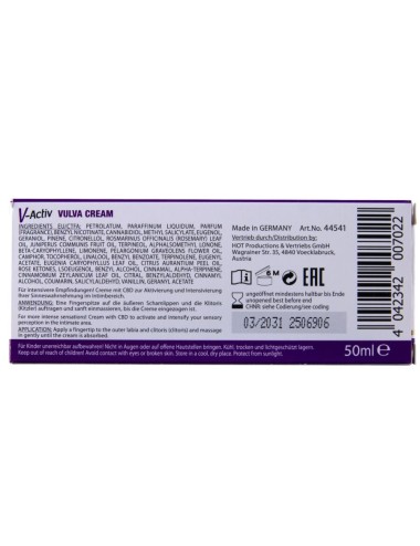 HEISS - VULVA-CREME MIT CBD 50ML