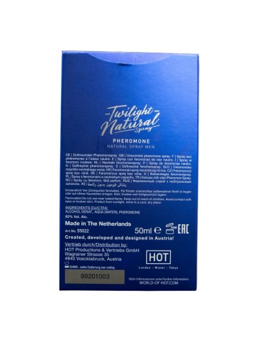 HOT - TWILIGHT PHEROMON-NATÜRLICHES SPRAY FÜR MÄNNER 50 ML