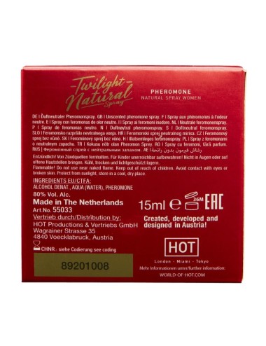 HOT - TWILIGHT-PHEROMON NATÜRLICH FÜR FRAUEN 15 ML