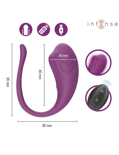 INTENSE - OLIVIA PURPLE VIBRATIONS-EI MIT FERNBEDIENUNG