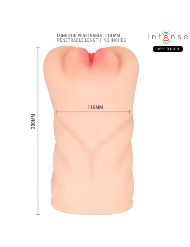 INTENSE DEEP TOUCH - KRISTA VIBRIERENDER STÖHNER-VAGINA-MASTURBATOR MIT FERNBEDIENUNG