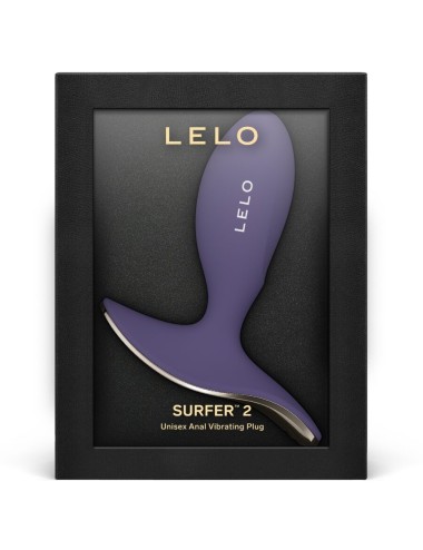 LELO - SURFER 2 UNISEX ANALVIBRATIONSPLUG CYBER PURPLE