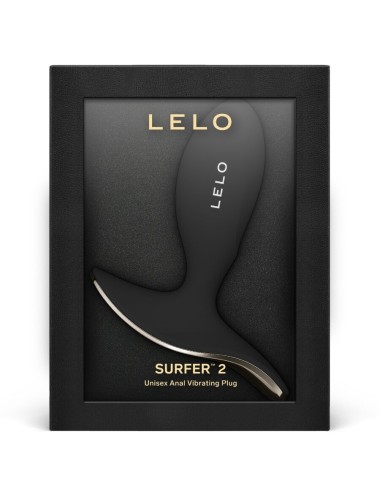 LELO - SURFER 2 UNISEX ANALVIBRATIONSPLUG SCHWARZ