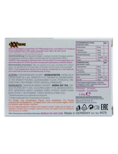 HOT - EXTRA LUBIDO-KAPPE FÜR FRAUEN 5 EINHEITEN