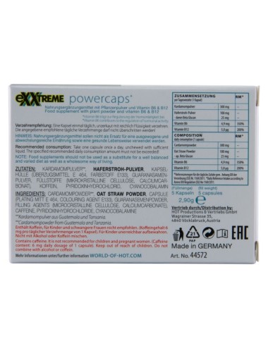 HOT - EXXTREME LEISTUNGSSTARKE CAPS MAN 5 STÜCK