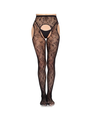 LEG AVENUE - 1967 BLOOM NETZ-STRUMPFHOSE MIT STRUMPFHALTERN
