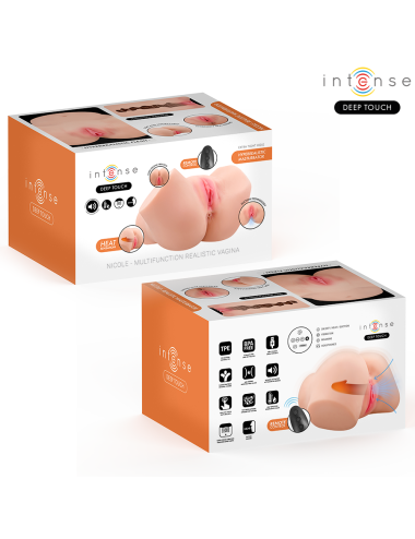 INTENSE DEEP TOUCH – NICOLE VAGINALMASTURBATOR MIT SAUG-