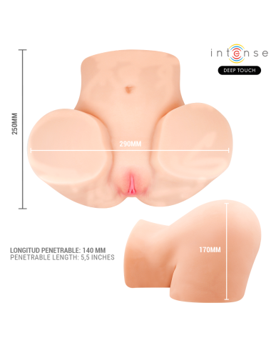INTENSE DEEP TOUCH – GINGER VAGINALMASTURBATOR MIT SAUG-, WÄRME-, VIBRATIONS- UND STIMMEFFEKTEN MIT FERNBEDIENUNG 5,3 KG