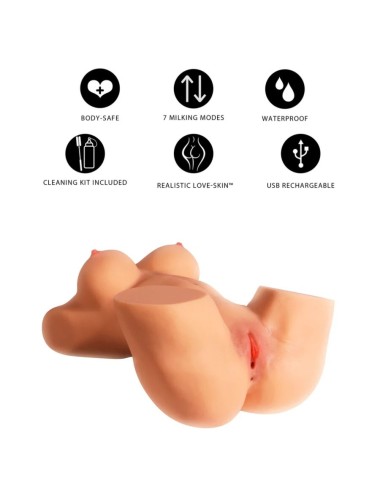 VERBORGENE BEGIERDE - MELKENDE MEGA-SCHLAMPE-TORSO WEIBLICHER MASTURBATOR 22 KG