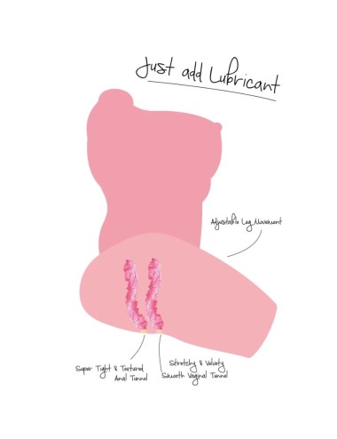 VERBORGENE BEGIERDE - GROSSER COLLEGE-FICK-SCHLAMPE-TORSO-FRAU-MASTURBATOR 15 KG