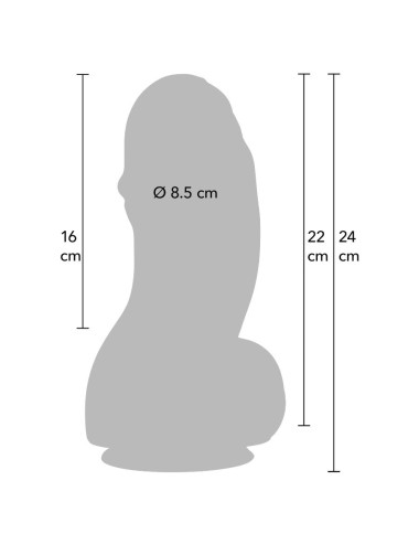 HIDDEN DESIRE - INFERNO FAT BOYS DILDO 22 CM