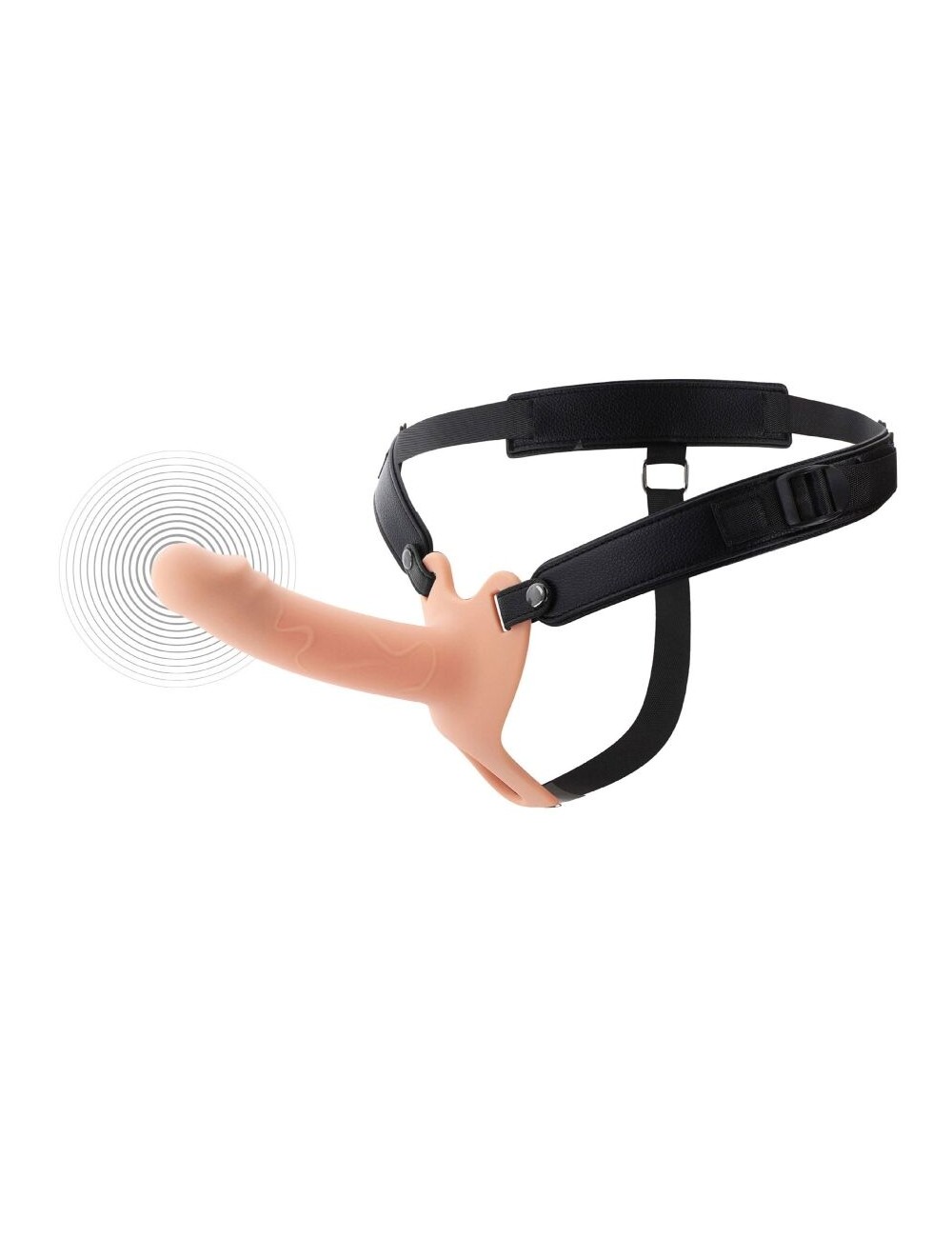 HIDDEN DESIRE - INFERNO VIBRIERENDER PENIS-SLEEVE ZUM AUFSCHNALLEN 16 CM