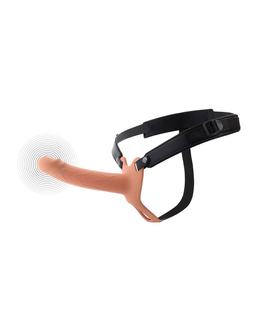 HIDDEN DESIRE - INFERNO VIBRIERENDER PENIS-SLEEVE ZUM AUFSCHNALLEN 18 CM