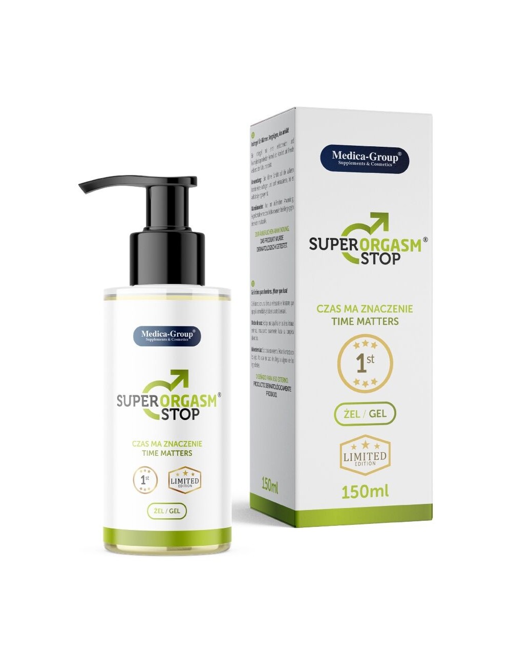 MEDICA GROUP - SUPER ORGASM STOP INTIMGEL FÜR MÄNNER 150 ML