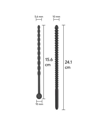 HIDDEN DESIRE - EXTREME ADVANCED HARNRÖHRENDILATATOREN MIT RILLEN 2 STÜCK