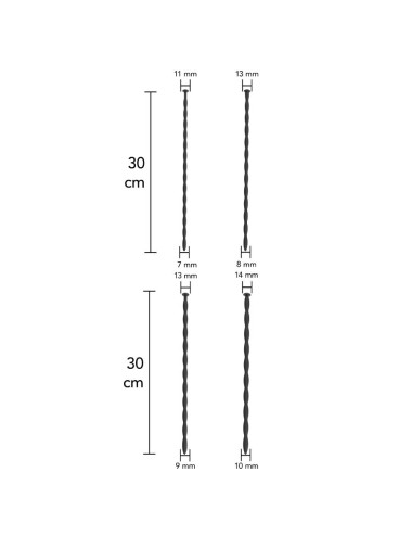 HIDDEN DESIRE - EXTREME ADVANCED SET HARNRÖHRENDILATATOREN 4 STÜCK