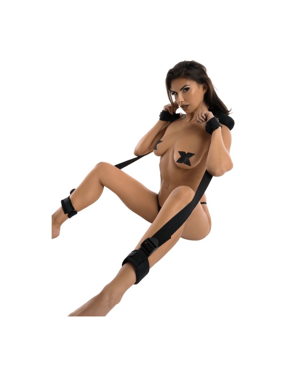 HIDDEN DESIRE - EXTREME SPREAD MASTER MIT HANDSCHELLEN