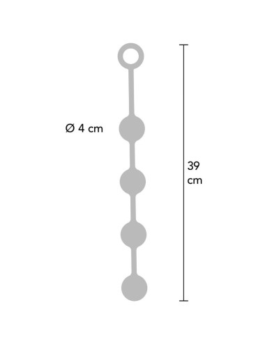 HIDDEN DESIRE - EXTREME SCHWERE ANAL-KUGELN L