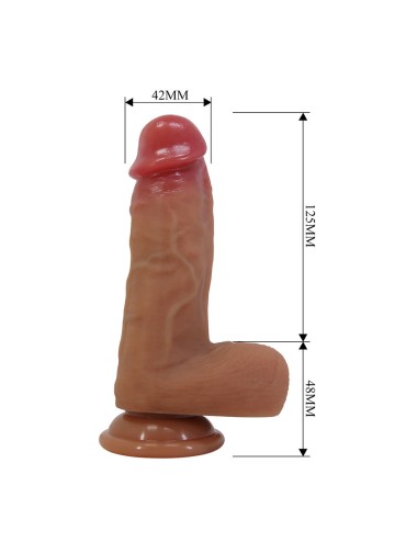 PRETTY LOVE - CURTIS REALISTISCHER DILDO MIT SAUGNAPF 17,3 CM -Ø- 4,2 CM