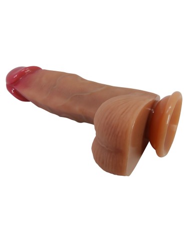 PRETTY LOVE - DUVALL REALISTISCHER DILDO MIT SAUGNAPF 19,3 CM -Ø- 4,5 CM