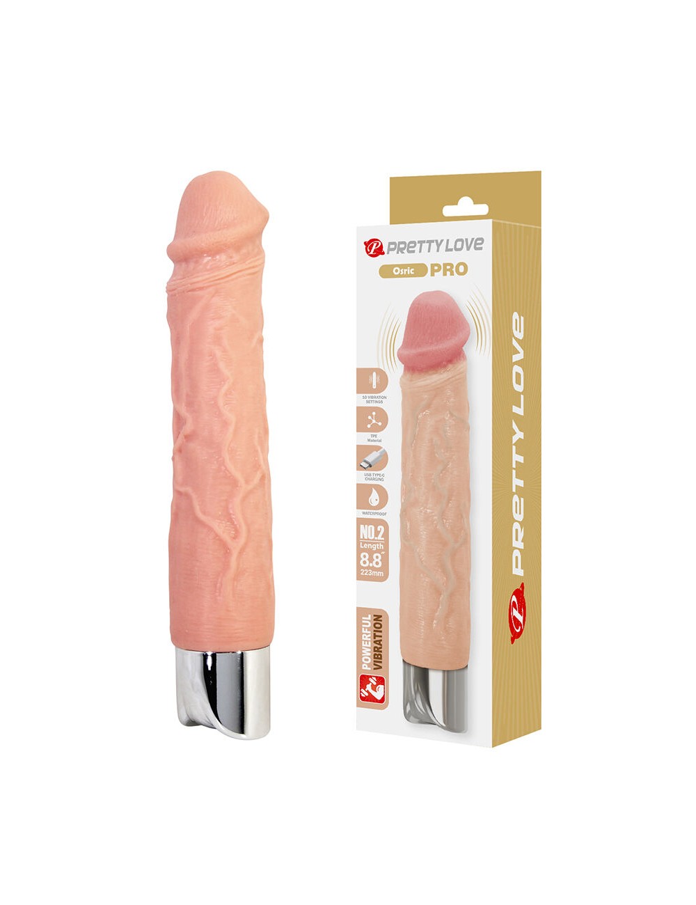 PRETTY LOVE - OSRIC PRO FLEXIBLER REALISTISCHER VIBRATOR