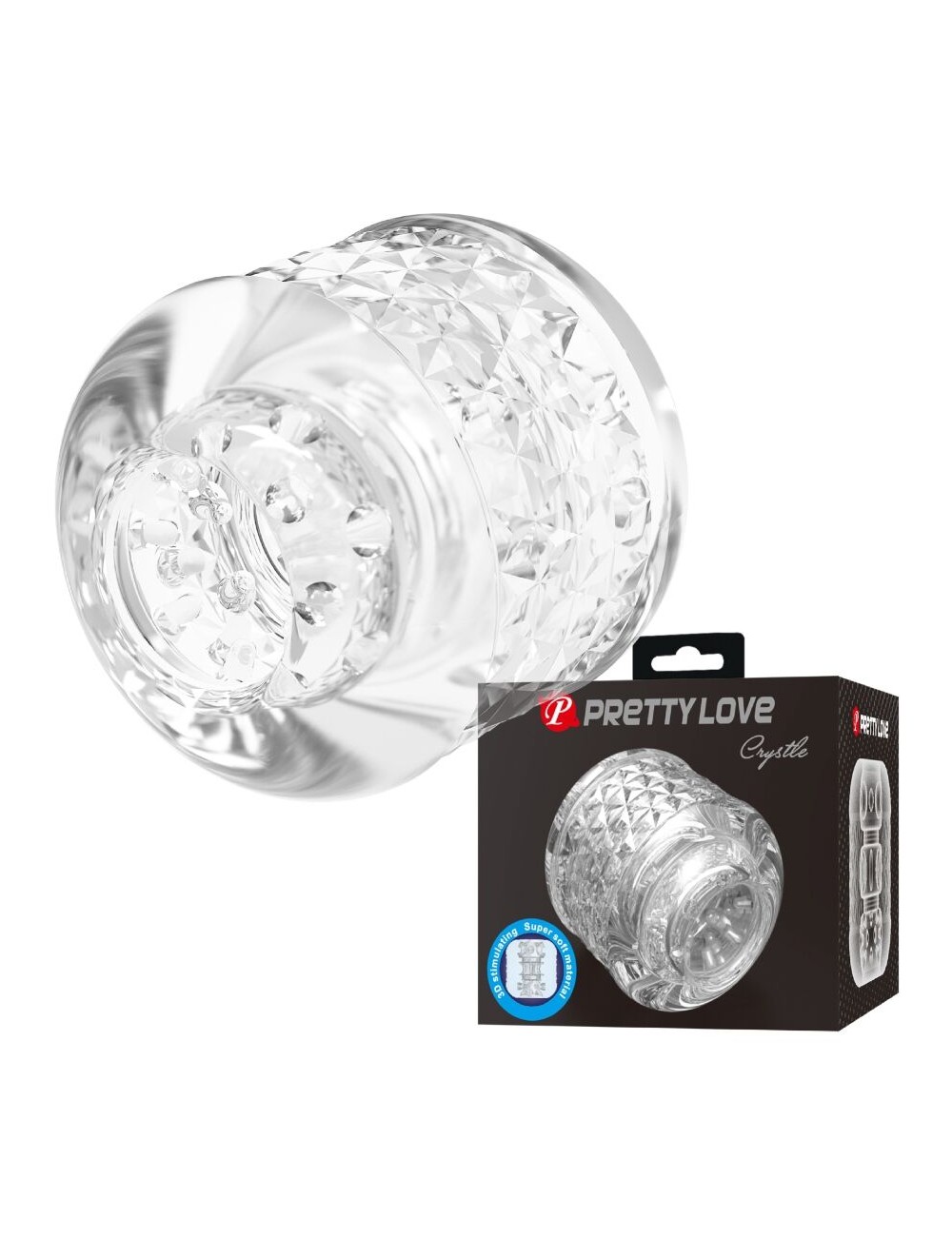 PRETTY LOVE - CRYSTLE DOPPEL-EINSTIEGS-MASTURBATOR