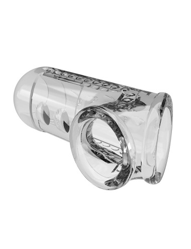 PRETTY LOVE - TRANSPARENTE, STRUKTURIERTE PENISHÜLLE