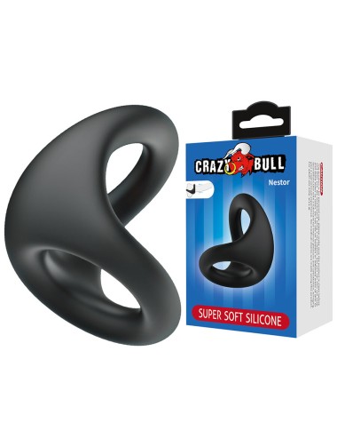 CRAZY BULL - NESTOR ERGONOMISCHER PENIS- UND HODENRING