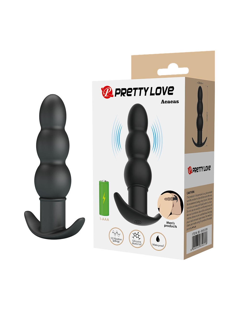PRETTY LOVE - AEAEAS ​​VIBRIERENDER ANALPLUG