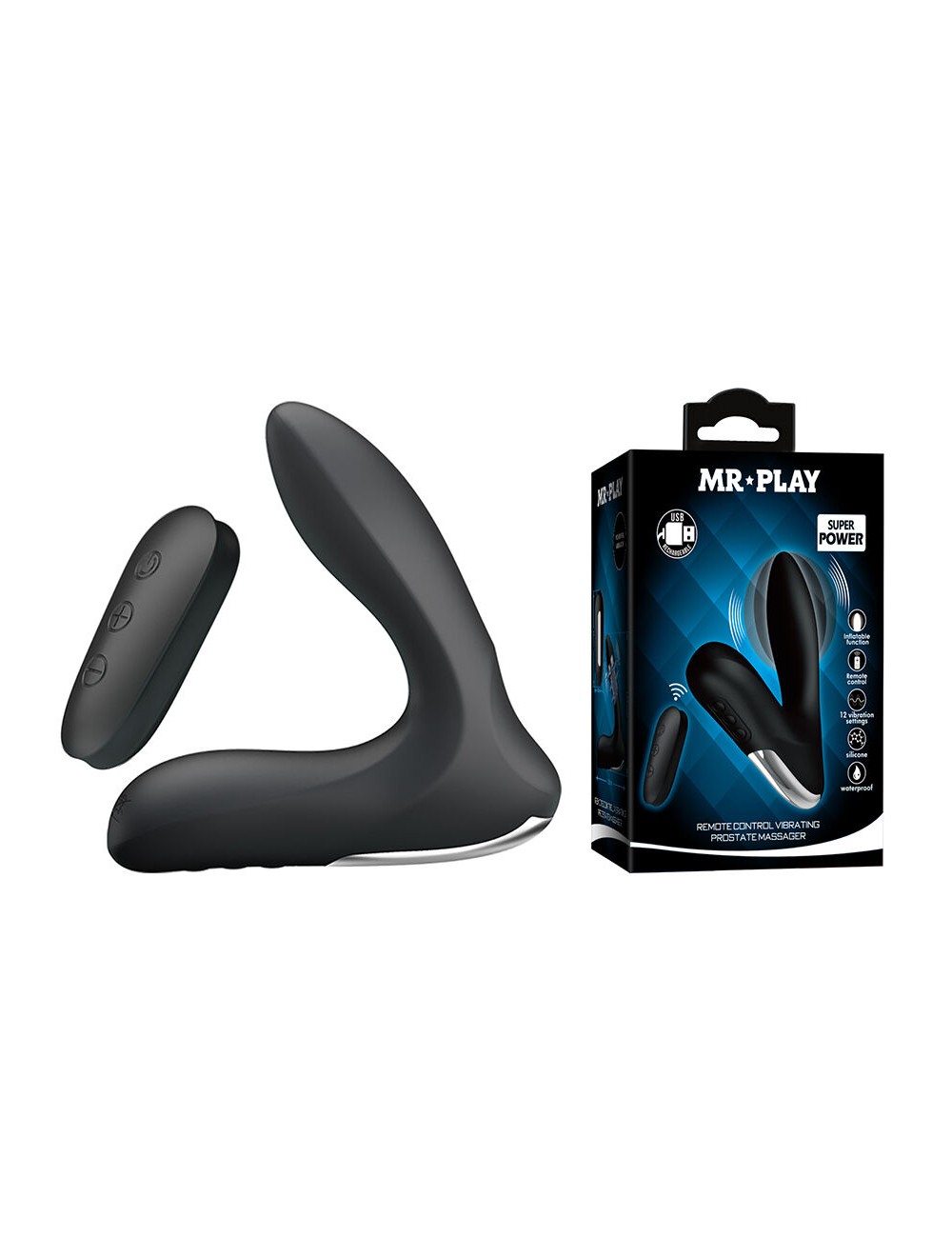 MR PLAY - PROSTATA-MASSAGEGERÄT MIT VIBRATIONSFERNBEDIENUNG