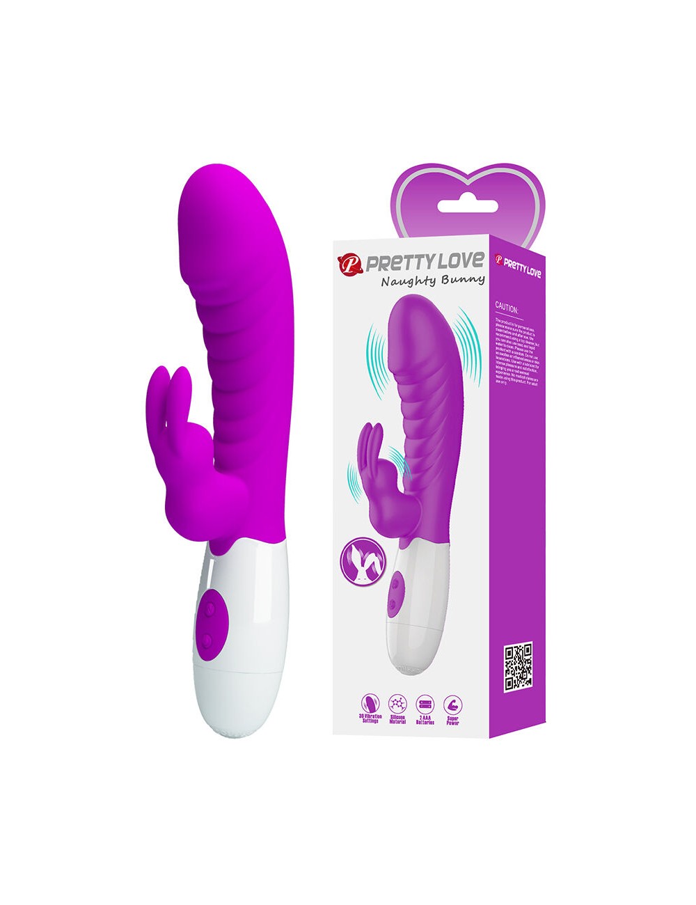 PRETTY LOVE - NAUGHTY BUNNY LILA VIBRATOR