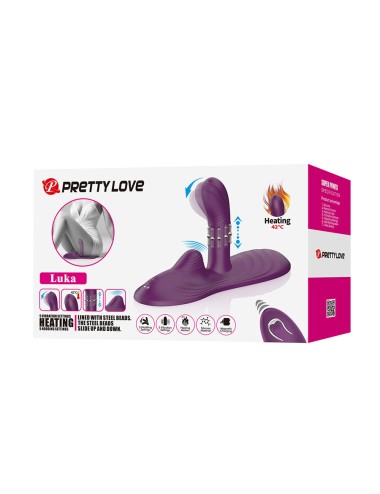 PRETTY LOVE - LUKA SITZVIBRATOR MIT WÄRMEEFFEKT UND FERNBEDIENUNG