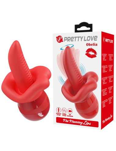 PRETTY LOVE - OBELIA MASTURBATOR ZUNGENVIBRATOR MIT ORBITALBEWEGUNG