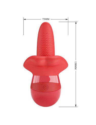 PRETTY LOVE - OBELIA MASTURBATOR ZUNGENVIBRATOR MIT ORBITALBEWEGUNG