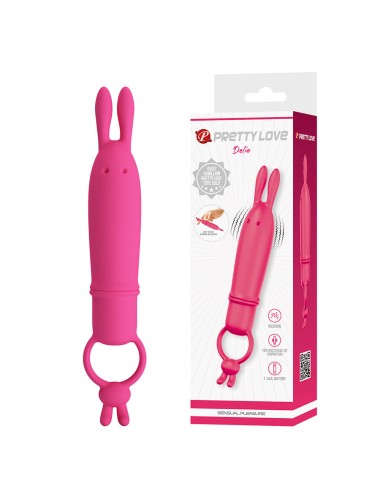 PRETTY LOVE - DELIA RABBIT VIBRATOR MIT WIDERSTANDSRING