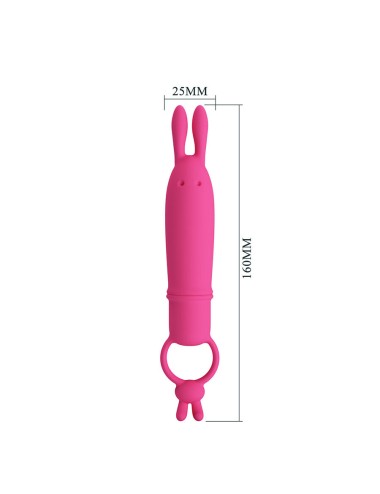 PRETTY LOVE - DELIA RABBIT VIBRATOR MIT WIDERSTANDSRING