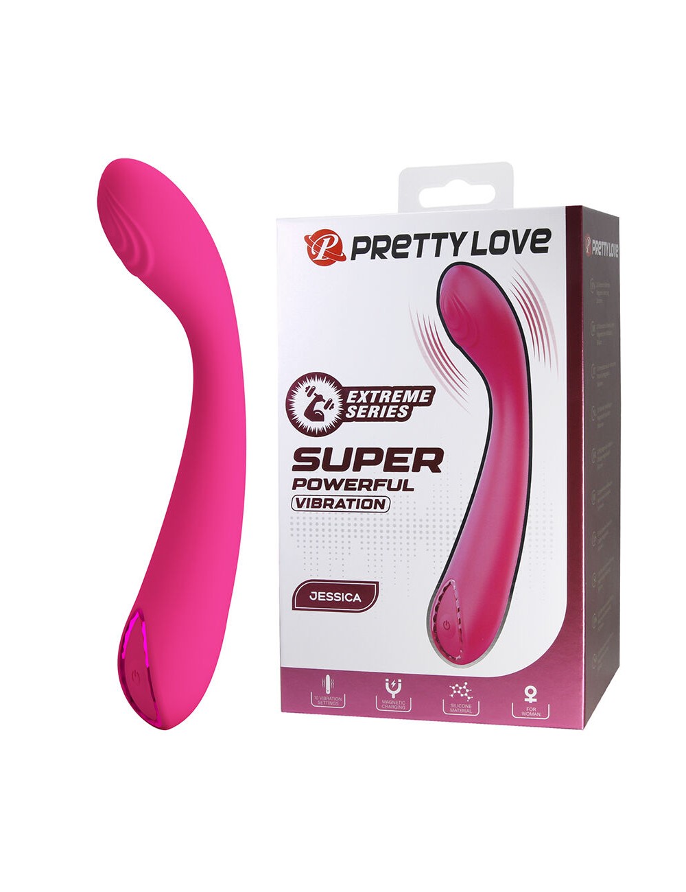 PRETTY LOVE - JESSICA HOCHLEISTUNGS-VIBRATOR IN PINK